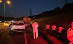 Eyüpsultan'da feci kaza! Motosiklet kamyona çarptı