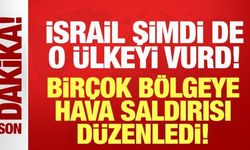 İsrail'den son dakika hava saldırısı: Ülkenin çeşitli bölgelerini bombaladı