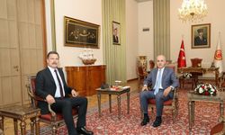 TBMM Başkanı Kurtulmuş, TİP Genel Başkanı Baş'ı kabul etti
