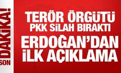 Terör örgütü PKK silah bıraktı: Cumhurbaşkanı Erdoğan'dan ilk açıklama!