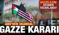ABD'den skandal Gazze kararı! Gazzelilere yasaklandı!