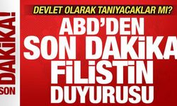 ABD'den son dakika Filistin duyurusu! Devlet olarak tanıyacaklar mı? Resmen ilan etti