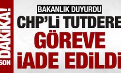 Abdurrahman Tutdere göreve iade edildi