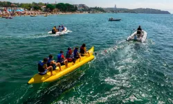Kocaeli'de 'engelsiz' deniz keyfi