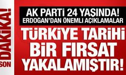 AK Parti 24 yaşında! Cumhurbaşkanı Erdoğan: Türkiye tarihi bir fırsat yakalamıştır!