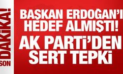 AK Parti'den Özgür Özel'e sert tepki: Üçüncü sınıf siyaset!