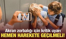 Akran zorbalığı için kritik uyarı: Hemen harekete geçilmeli!