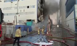 Arnavutköy'de fabrika yangını!