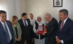 Bakan Güler'den Şırnak'ta şehit ailesine ziyaret