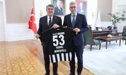 Bakan Memişoğlu, Serdal Adalı'yı kabul etti