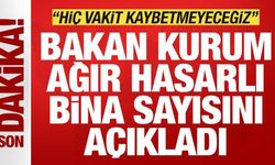 Çanakkale'de orman yangını: Bakan Kurum, ağır hasarlı bina sayısını açıkladı