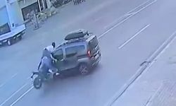 Elazığ’da feci kaza: Motosikletli yolcu havada üç takla attı