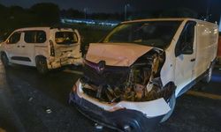 Eyüpsultan'da 16 aracın karıştığı zincirleme trafik kazasında 6 kişi yaralandı