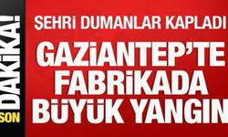 Gaziantep'te geri dönüşüm tesisinde büyük yangın