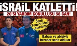Gazze'de son 24 saatte 20'si yardım gönüllüsü olmak üzere 58 Filistinli şehit oldu!