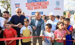 Haraççı Parkı’nın açılışında heyecan uyandıran Millet Bahçesi Projesi tanıtıldı