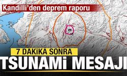 Kandilli'den Balıkesir depremi raporu: 7 dakika sonra tsunami mesajı