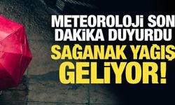 Meteoroloji son dakika duyurdu: Sağanak yağış geliyor!