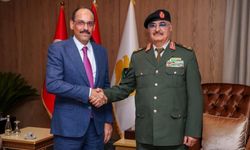 MİT Başkanı İbrahim Kalın, Libya'da Hafter ile görüştü