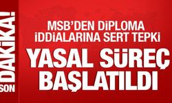 MSB'den diploma iddialarına sert tepki: Yasal süreç başlatıldı!
