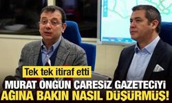 Murat Ongun çaresiz gazeteciyi ağına bakın nasıl düşürmüş!