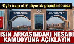 Öyle icap etti diyerek açıklanamaz! İşin arkasındaki hesabı kamuoyuna açıklayın