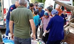 Samsun'da traktör devrildi: 3'ü ağır 6 yaralı