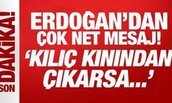 Son Dakika: Cumhurbaşkanı Erdoğan'dan YPG'ye net mesaj: Kılıç kınından çıkarsa...!