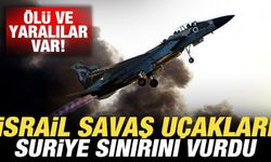 Son dakika: İsrail savaş uçakları Suriye sınırını vurdu! Ölü ve yaralılar var