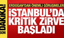 Son dakika: İstanbul'da Akdeniz zirvesi! Erdoğan'dan önemli görüşmeler