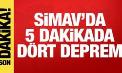 Son dakika: Kütahya'da 5 dakikada dört deprem!