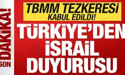 Son dakika: TBMM tezkeresi kabul edildi! Türkiye'den İsrail duyurusu! Tüm ülkelere mesaj