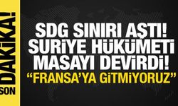 Suriye yönetimi masadan kalktı: SDG'ye rest! Fransa'daki toplantıya katılmama kararı