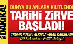 Tarihi zirve başladı! Trump ve Putin Alaska'da buluştu: Görüşme öncesi 'ateşkes' mesa
