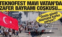 TEKNOFEST Mavi Vatan'ın üçüncü gününde 30 Ağustos Zafer Bayramı coşkusu yaşanıyor