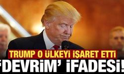Trump o ülkeyi işaret etti: Devrim var gibi görünüyor