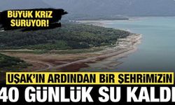 Türkiye hızla çölleşiyor: Uşak'ın ardından bir şehrimizde daha 40 günlük su kaldı!