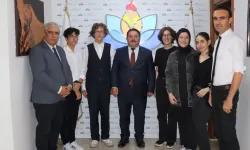 Sakarya'da Fen Lisesi öğrencilerinden TEKNOFEST öncesi Milli Eğitim'e ziyaret