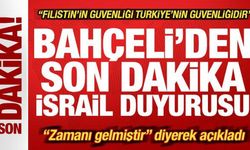 Bahçeli'den son dakika İsrail açıklaması! 'Zamanı geldi' deyip duyurdu: Askeri seçene