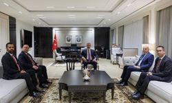 Bakan Fidan, Irak Türkmen Cephesi Başkanı Ağaoğlu’nu kabul etti