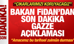 Bakan Fidan'dan son dakika açıklaması! 'Amacımız bu tarihsel zulmün durması" deyip du