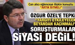 Bakan Tunç: Soruşturmalar siyasi değil, Cumhuriyet savcıları görevini yapıyor!