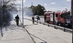 Bayrampaşa Metris Cezaevi’nin yanında korkutan yangın