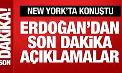 Cumhurbaşkanı Erdoğan'dan BM İklim Zirvesi'nde önemli açıklamalar