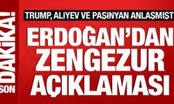 Cumhurbaşkanı Erdoğan'dan Zengezur Koridoru ile ilgili açıklama
