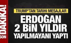 Donald Trump: Suriye’deki başarının sorumlusu Erdoğan