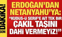 Erdoğan TEKNOFEST'te: Kudüs-ü Şerif'e ait tek bir çakıl taşını dahi vermeyiz