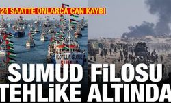 Gazze'de son 24 saatte 61 can kaybı! Sumud filosu tehlike altında