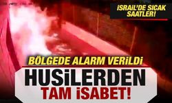 İsrail'de sıcak saatler! Husilerden tam isabet! Bölgede alarm verildi