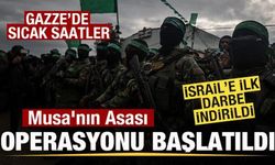 Kassam Tugayları duyurdu! Musa'nın Asası Operasyonu başlatıldı! İsrail'e ilk darbe vuruldu